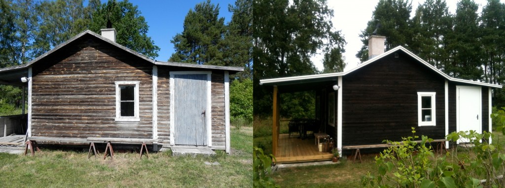 Före- och efterbild av Rucklet