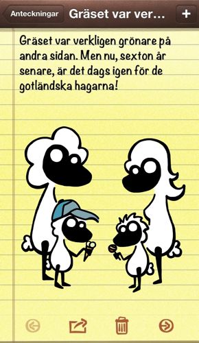 Lammet hittar hem