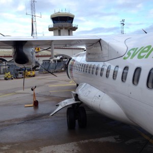 Flyget, det ena av endast två sätt att ta sig till Gotland.