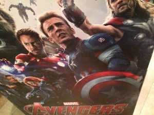 Delar av postern för Avengers Age of Ultron