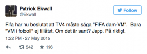 Bild av Tweet