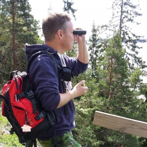 Jag, en van naturmänniska, i mitt favoritelement! Äh, skojar bara. 