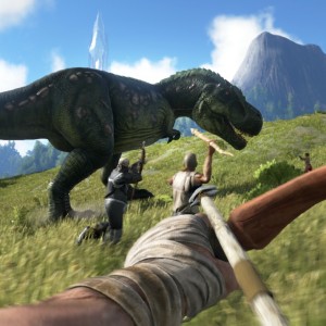 Ja, jag vet att en dinosaurie inte riktigt har med den här historien att göra. Men jag hade lite svårt att hitta någon trovärdigare bild för att illustrera dagens äventyr. Så, en T-rex fick det bli. Från ett FPS...