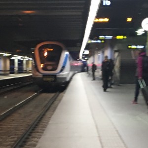 Det är jättebra att tågen går i tid. Jättebra. Förutom när inte jag är i tid. Då är det inte så bra...