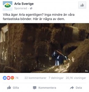 Det är något surt över Arlas reklam. Med alla mjölkbönder som lämnar in just nu så är satsningen allt annat än fräsch.