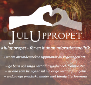 Bild och länk från JulUppropets hemsida.
