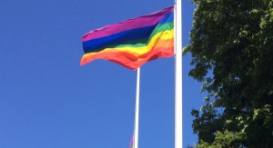 Bild på regnbågsflaggan