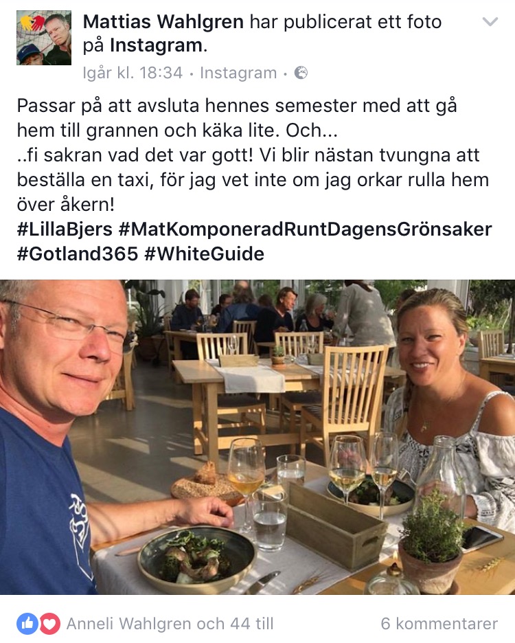 Har det inte visats upp på sociala medier så har det inte hänt. Det är sedan gammalt...